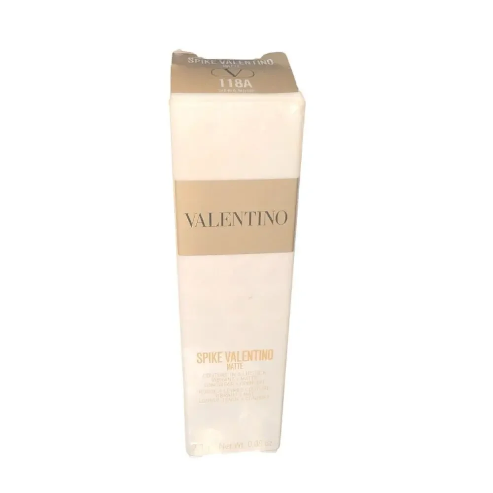 Valentino Spike Valentino Buttery Matte Lip Color 118A Sienna Nude 0.08 oz NIB